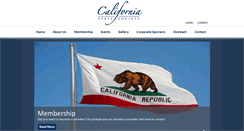 Desktop Screenshot of californiastatesociety.com