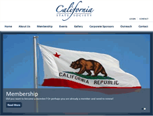 Tablet Screenshot of californiastatesociety.com